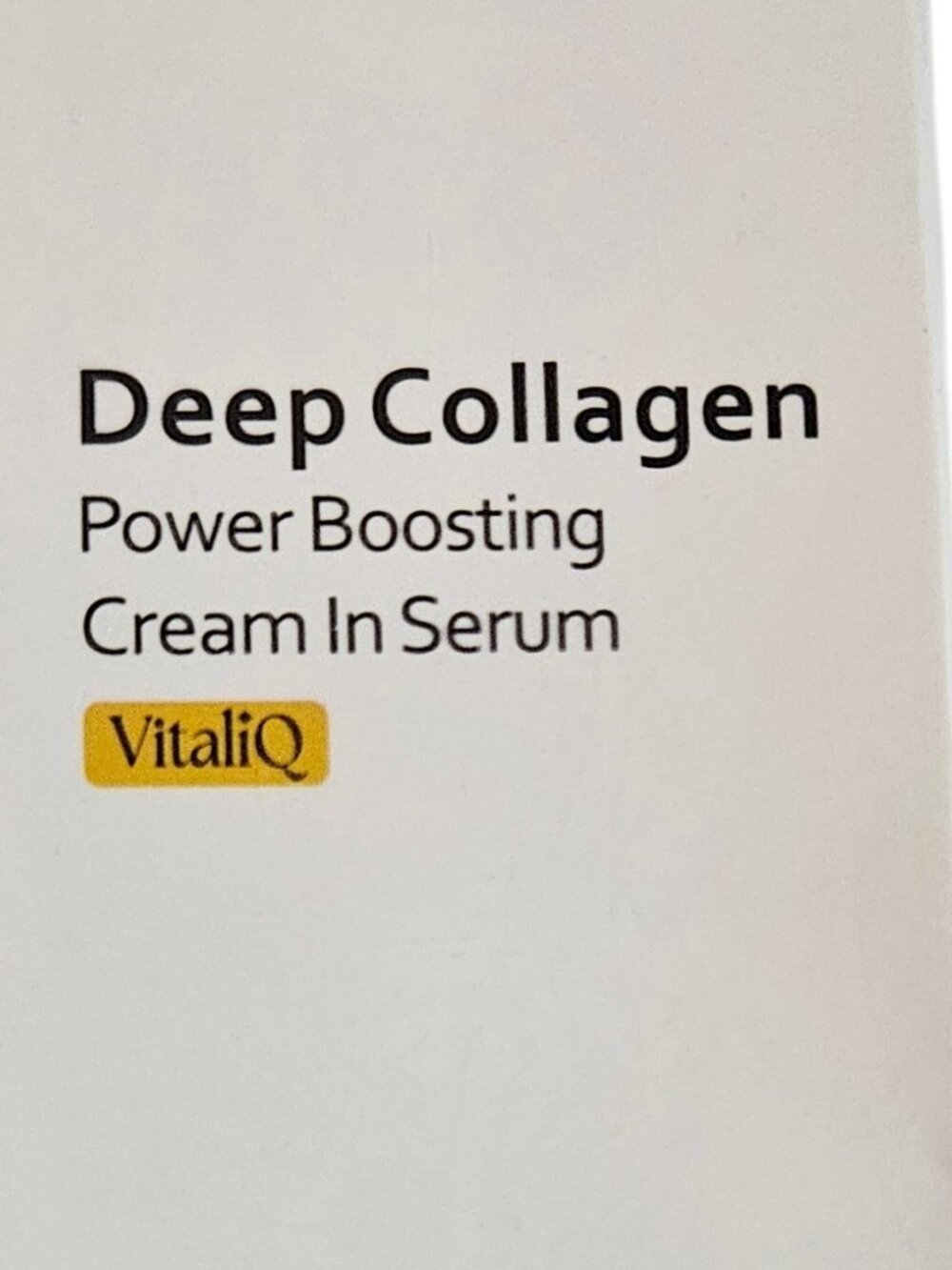 VitaliQ Deep Collagen Power Boosting Cream In Serum - 30ml / 1.01 fl. oz.